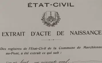 Où demander un acte de naissance pour les étrangers naturalisés ?