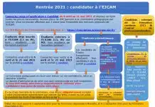 dossier de candidature sur Ecandidat