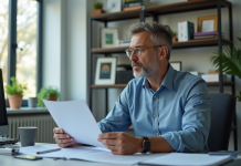 Salaire chercheur scientifique en France : perspectives et études de cas Chercheur homme en bureau moderne et calme