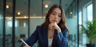 Décision : les quatre éléments clés à connaître pour choisir efficacement Femme en blazer regardant des dossiers colorés au bureau